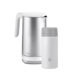 Zwilling Set Bouilloire Pro & Bouteille Isotherme, Argent