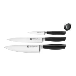 Zwilling Set De Couteaux 3-pcs, Noir