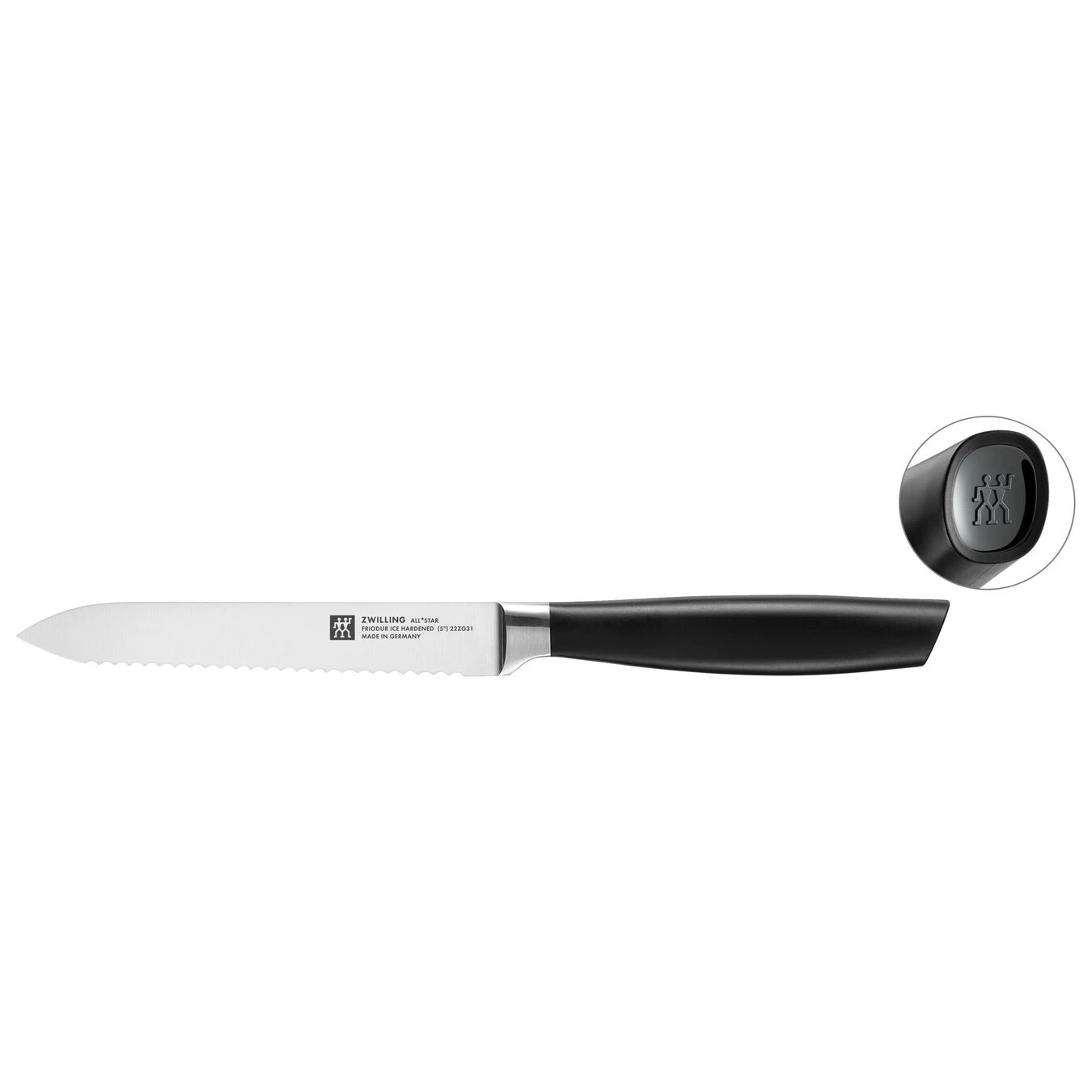 Zwilling Couteau Universel 13 Cm, Noir 1 Zwilling Couteau Universel 13 Cm, Noir
