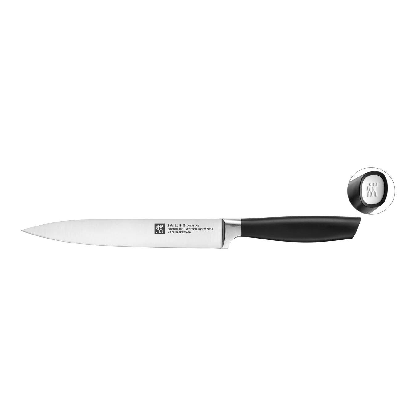 Zwilling Couteau à Trancher 20 Cm, Blanc 1 Zwilling Couteau à Trancher 20 Cm, Blanc