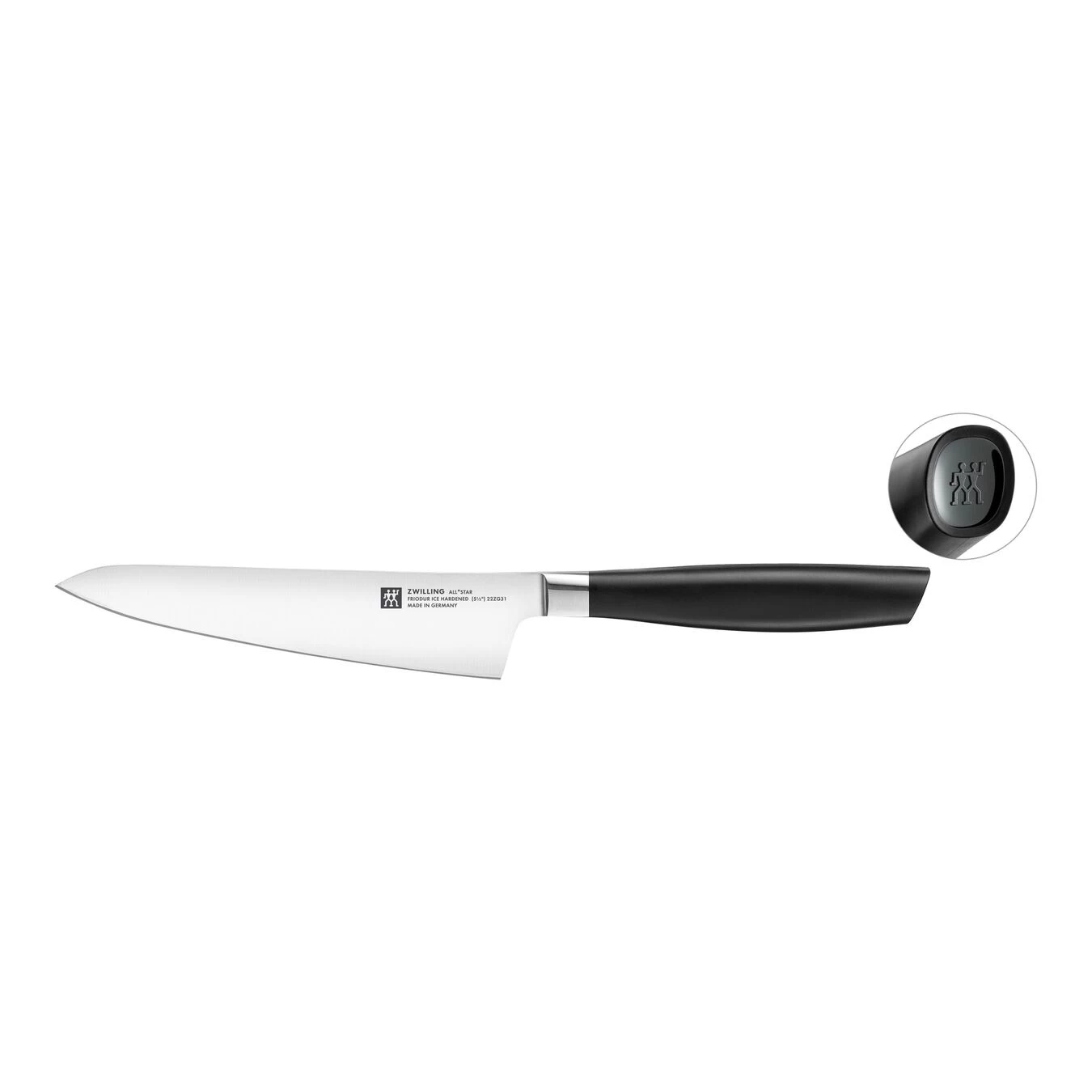 Zwilling Couteau De Chef Compact 14 Cm, Noir 1 Zwilling Couteau De Chef Compact 14 Cm, Noir