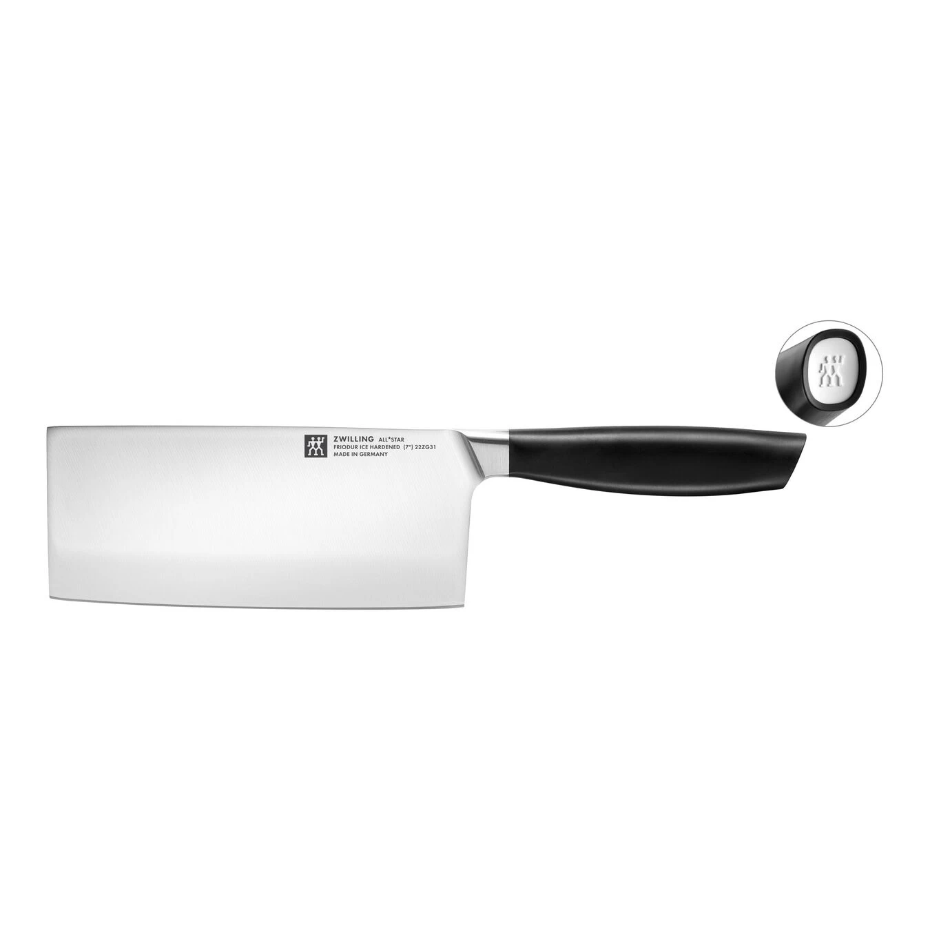 Zwilling Couteau De Chef Chinois 18 Cm, Blanc 1 Zwilling Couteau De Chef Chinois 18 Cm, Blanc
