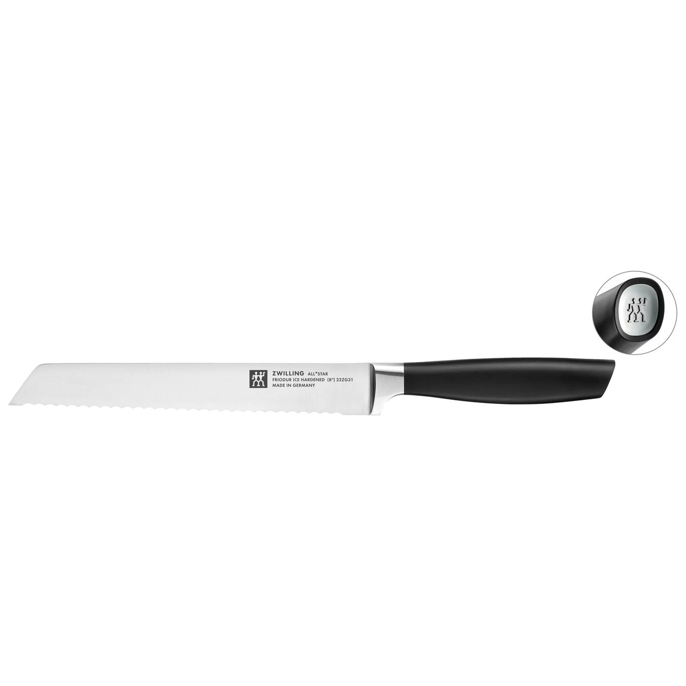 Zwilling Couteau à Pain 20 Cm, Argent 1 Zwilling Couteau à Pain 20 Cm, Argent