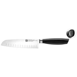 Zwilling Couteau Santoku 18 Cm, Noir