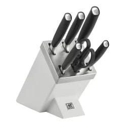 Zwilling Bloc De Couteaux Avec Technologie KiS 7-pcs, Argent
