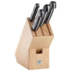 Zwilling Bloc De Couteaux 5-pcs, Hêtre