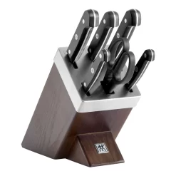 Zwilling Bloc De Couteaux Avec Technologie KiS 7-pcs, Frêne