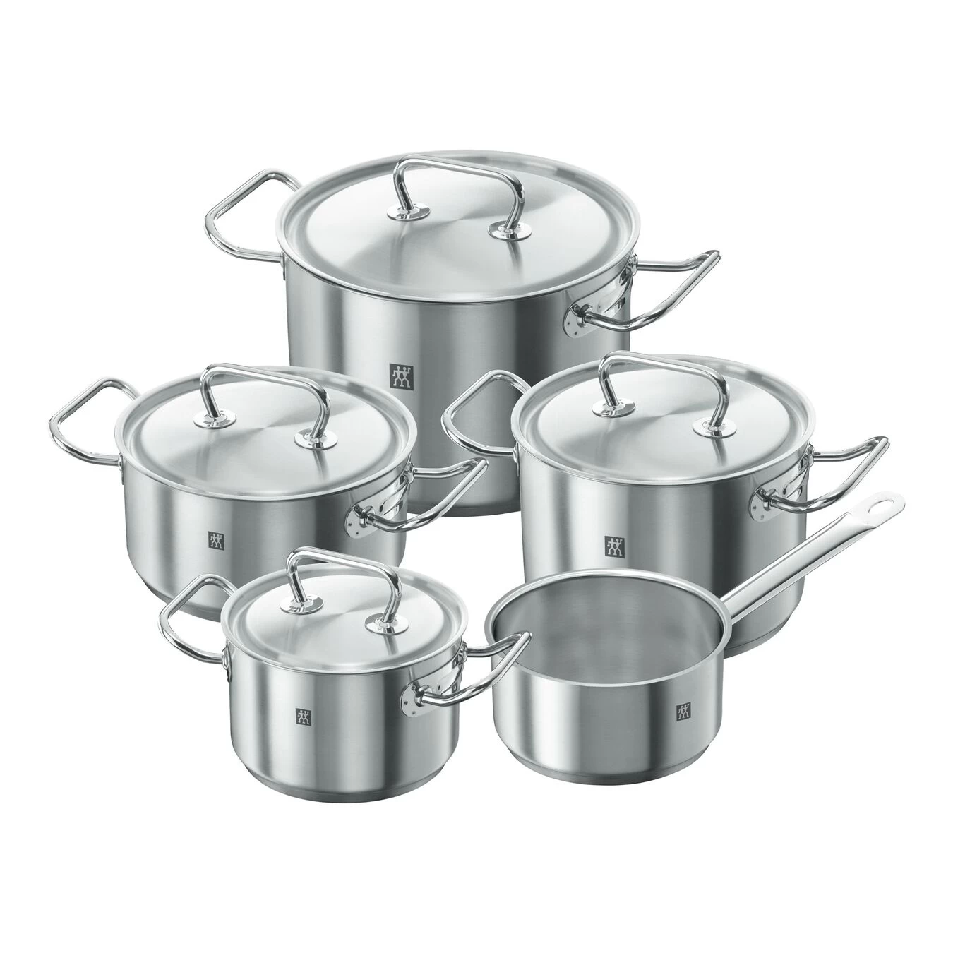 Zwilling Ensemble De Casseroles 5-pcs, Inox 18/10 1 Zwilling Ensemble De Casseroles 5-pcs, Inox 18/10