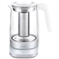 Zwilling Théière-bouilloire électrique En Verre, 1,7 L, Blanc