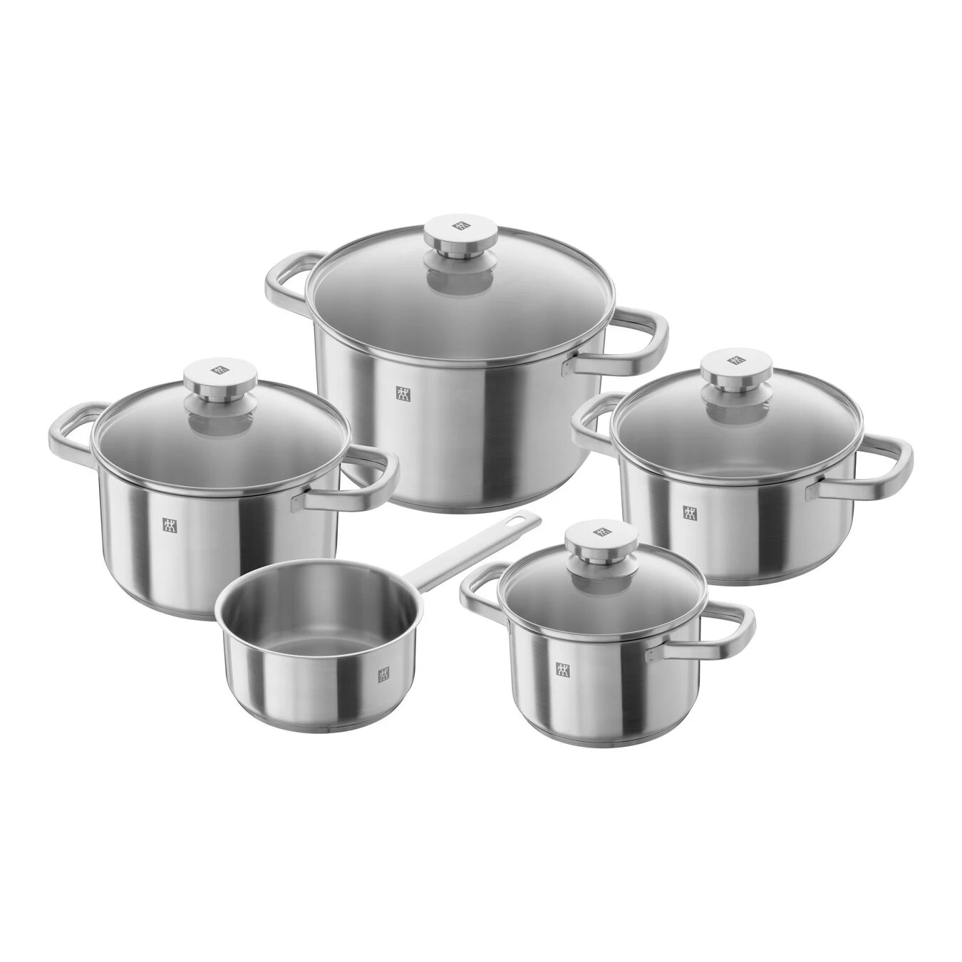 Zwilling Ensemble De Casseroles 5-pcs, Inox 18/10 1 Zwilling Ensemble De Casseroles 5-pcs, Inox 18/10