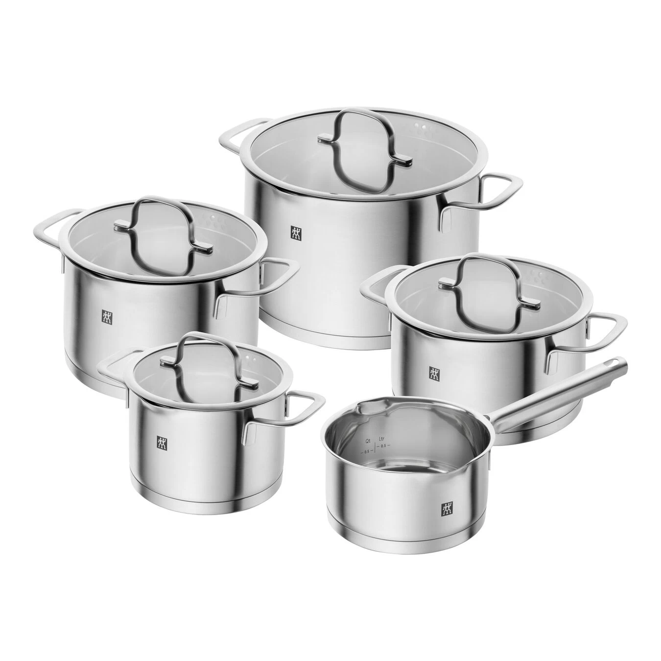 Zwilling Ensemble De Casseroles 5-pcs, Acier Inoxydable 1 Zwilling Ensemble De Casseroles 5-pcs, Acier Inoxydable