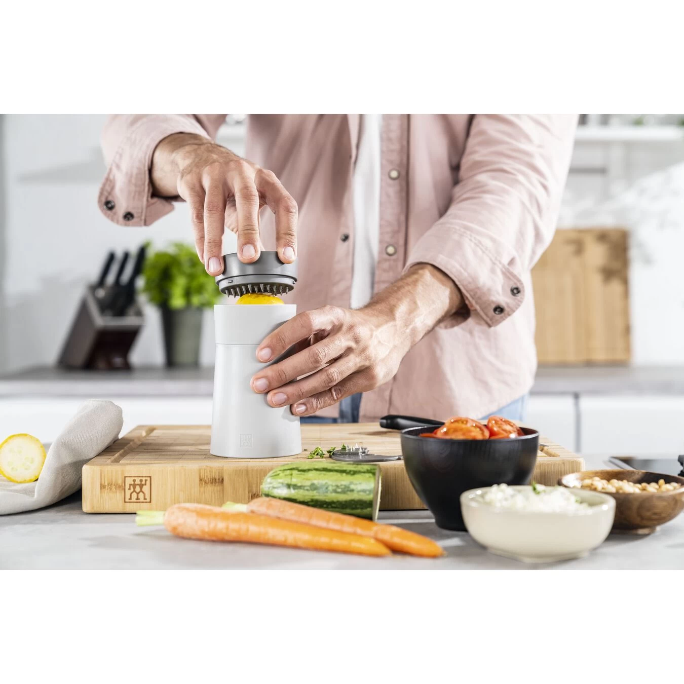 Zwilling Spiraliseur Coupe-légumes, Gris 6 Zwilling Spiraliseur Coupe-légumes, Gris – Image 6