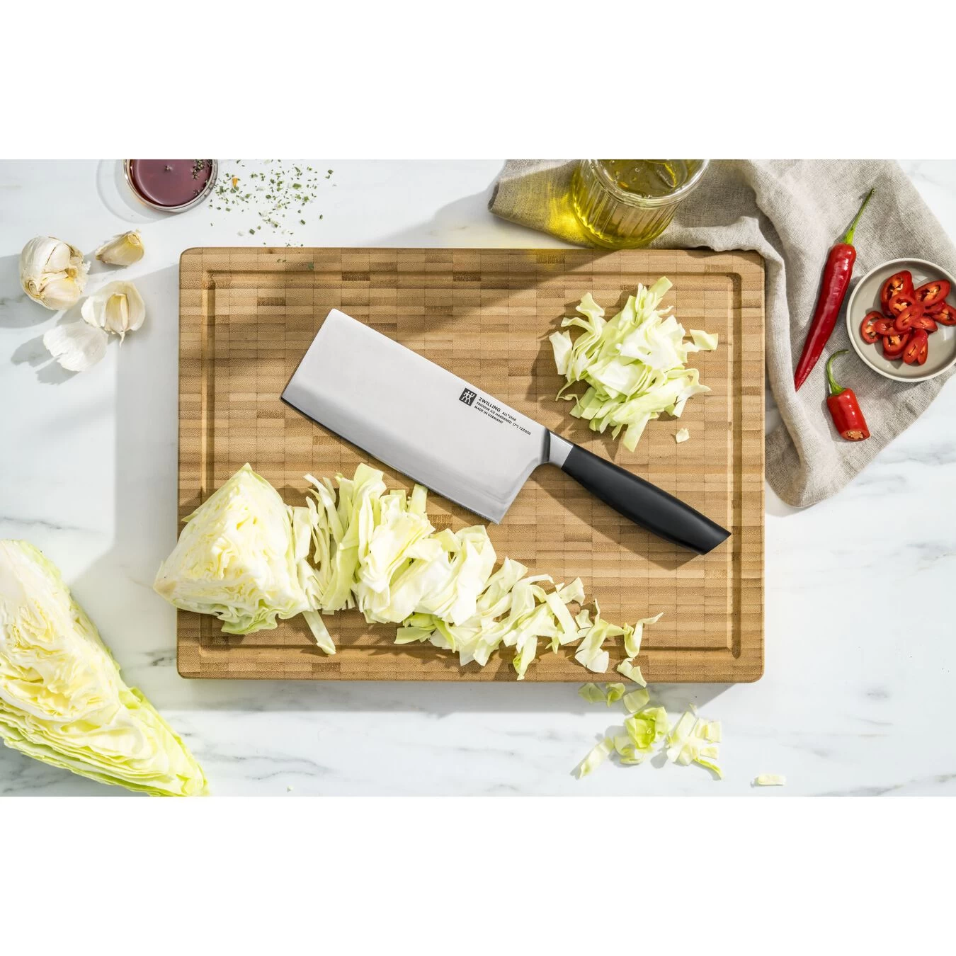 Zwilling Couteau De Chef Chinois 18 Cm, Blanc 2 Zwilling Couteau De Chef Chinois 18 Cm, Blanc – Image 2