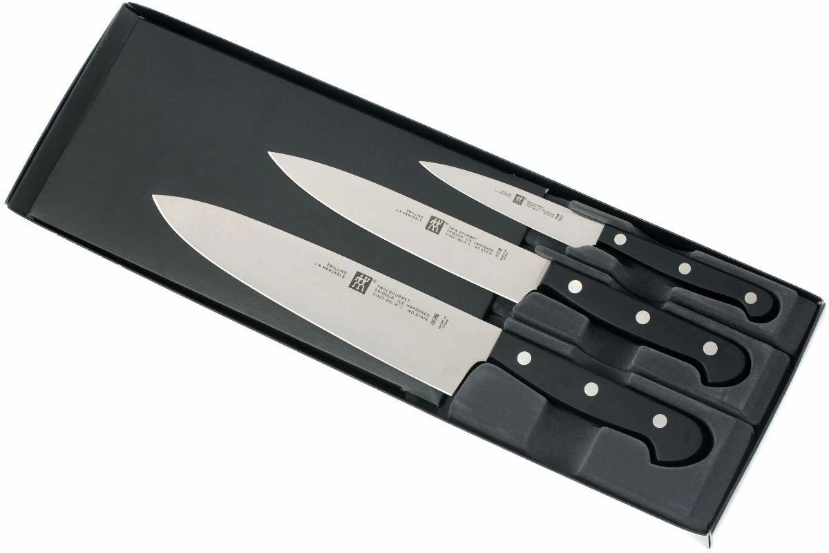 Zwilling Twin Gourmet Ensemble De Couteaux, 3 Pièces 1 Zwilling Twin Gourmet Ensemble De Couteaux, 3 Pièces