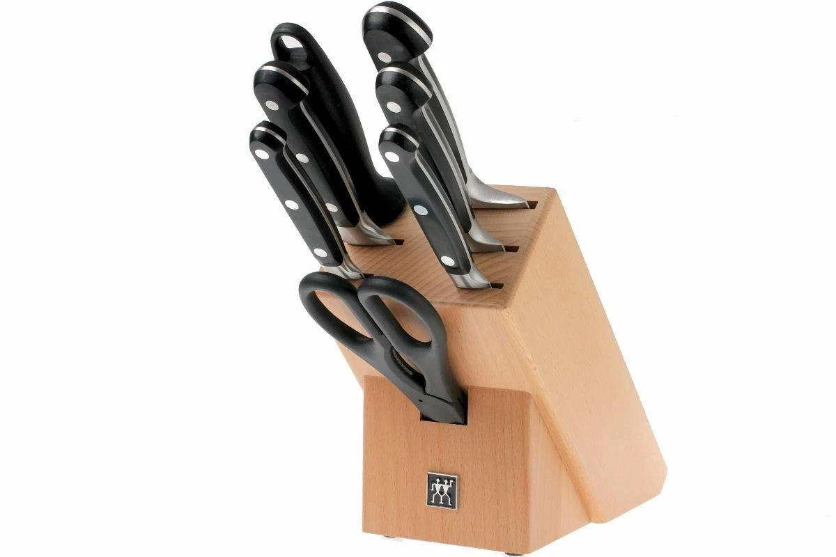Zwilling - Professional « S » Bloc à Couteaux (8 Pièces) 1 Zwilling - Professional « S » Bloc à Couteaux (8 Pièces)